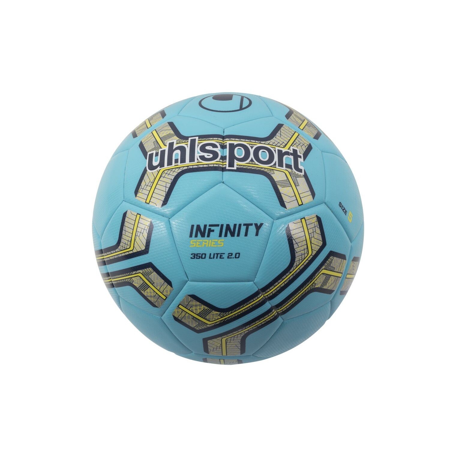 Minge fotbal Uhlsport Infinity 350 Lite 2.0, 5, albastru/argintiu