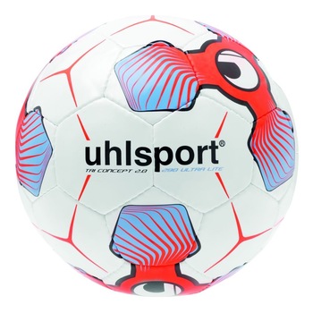 Minge fotbal Uhlsport Tri Concept 2.0 290 Ultra Lite, 5, alb/rosu Minge fotbal Uhlsport Tri Concept 2.0 290 Ultra Lite, 5, alb/rosu