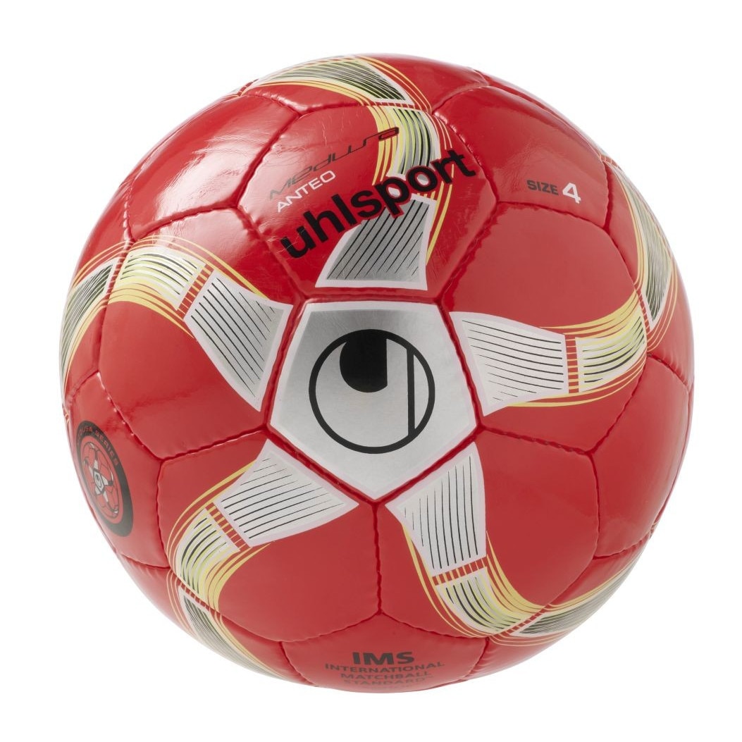 Minge fotbal Uhlsport Medusa Anteo, 4, rosu/argintiu