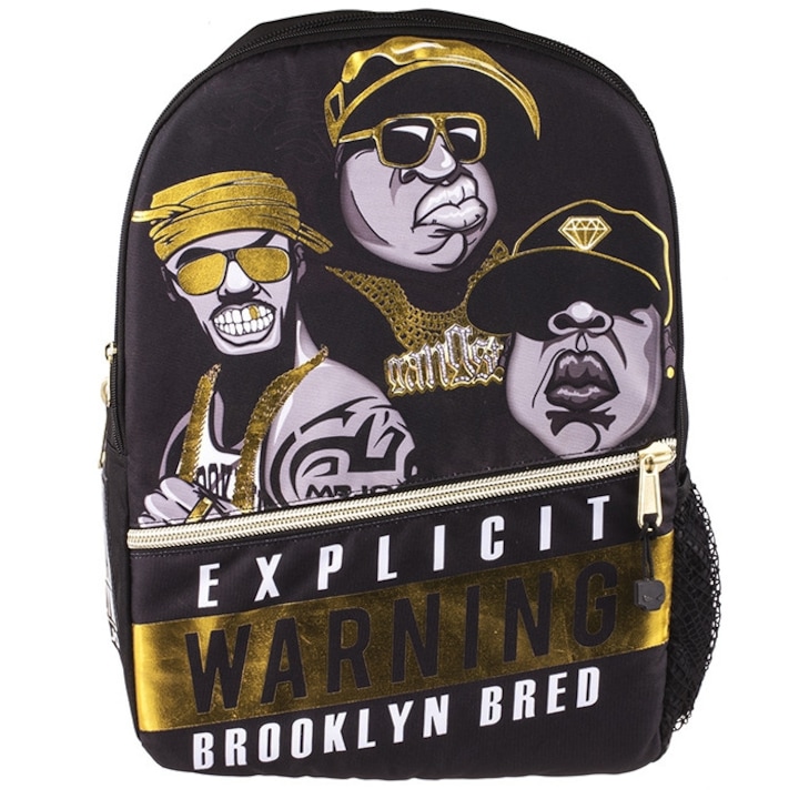 Rucsac 43 cm Straight Outta Brooklyn: Rappers Mojo