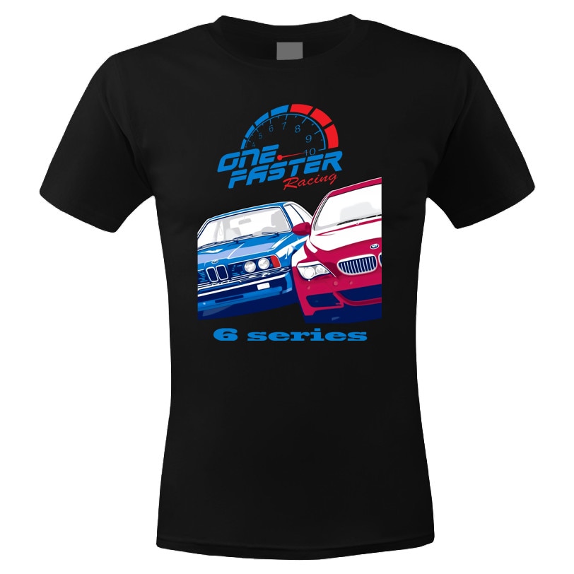 Tricou Personalizat Bmw E24 - E63, ADLER, Negru, M