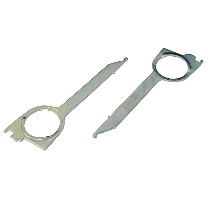 Set de chei pentru demontarea radioului auto AERZETIX, pentru Becker, pe Mercedes, Porsche, 2 bucati