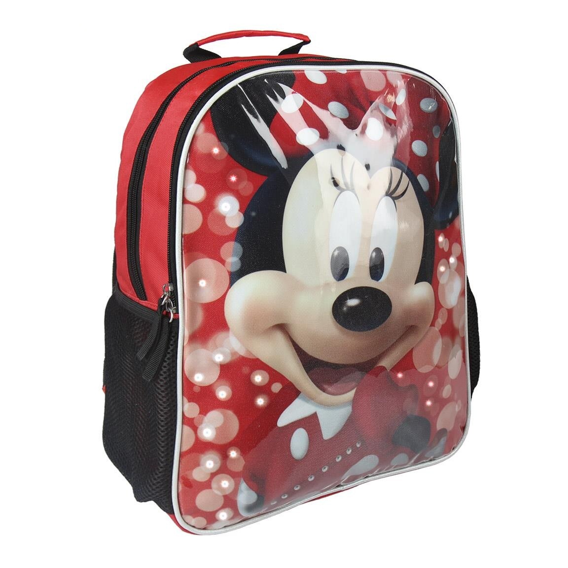 Ghiozdan scoala cu lumini Minnie