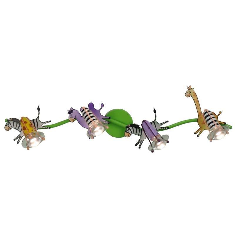 Plafoniera moderna Zoo cu abajururi directionabile, 4xE14 R50, 50010-4, Esto Lighting Austria