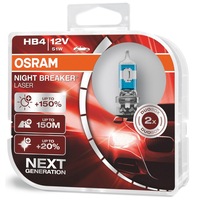 set 2 becuri auto halogen osram hb4 night breaker laser next generation 150 51w 12v imagen 27_0_
0