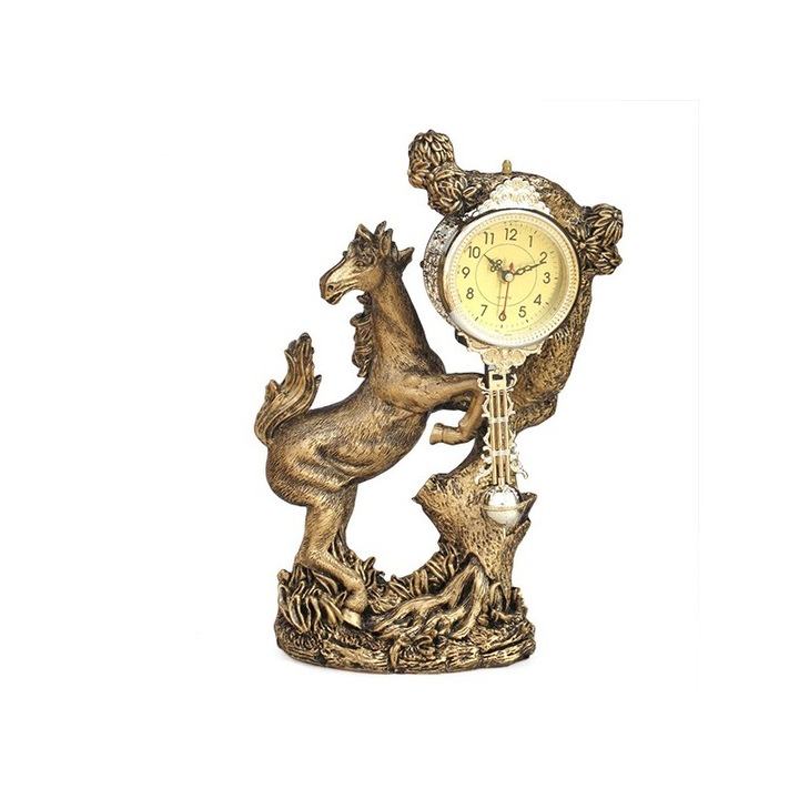 Фигурка с часовник, Форма на кон, 43 см, 983А