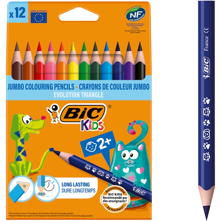 BIC Kids Evolution Színes ceruza, 12db