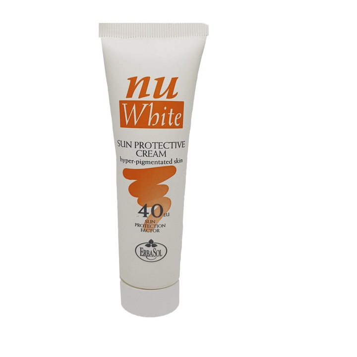 Nappali védő arckrém SPF40, hiperpigmentált bőr, Erbasol, 50 ml