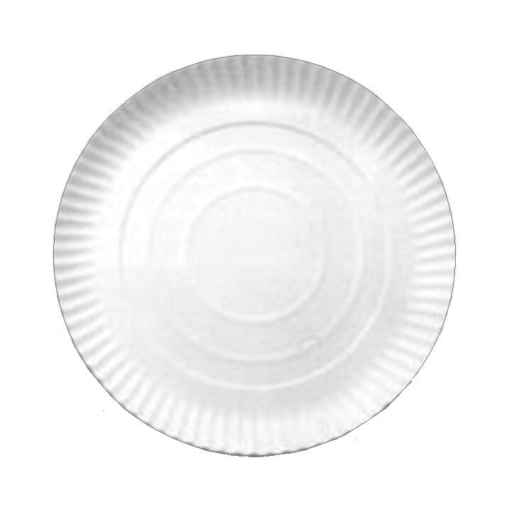 Tavite din Carton Albe Rotunde, Diametru 28 cm, Carton Duplex 450 g/m², 100 Buc/Set, pentru Cofetarii, Patiserii, Fast Food