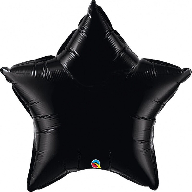 Balon folie stea neagra - 36