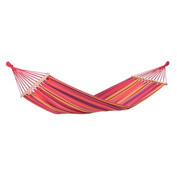 Hamac cu bare din lemn, Tonga Vulcano, multicolor, dimensiune 200 x 100 cm Hamac cu bare din lemn, Tonga Vulcano, multicolor, dimensiune 200 x 100 cm