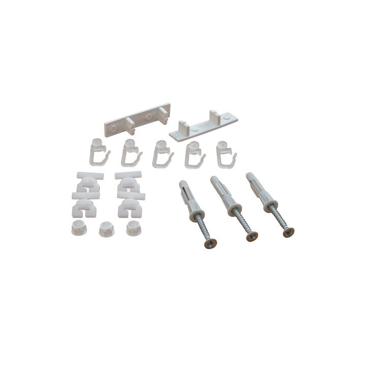 Комплект аксесоари Генковски за двуканална ПВЦ релса 250 см.