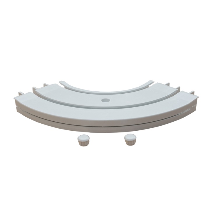 Свързващ външен ъгъл Генковски за двуканална ПВЦ релса