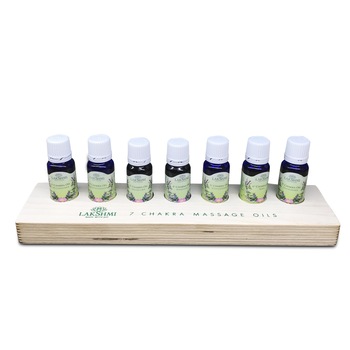 Kit 7 uleiuri pentru chakra, Lakshmi, 7 x 10 ml Kit 7 uleiuri pentru chakra, Lakshmi, 7 x 10 ml