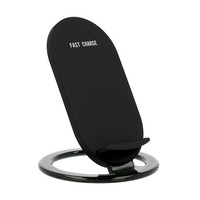 Incarcator inductie wireless cu stand, QI FC03, incarcare rapida (min 2A), Negru