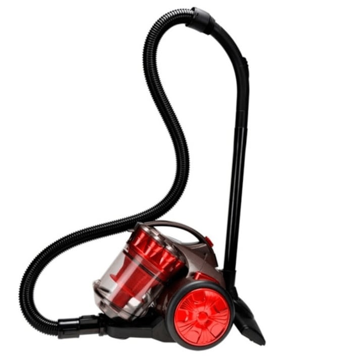 Comelec ASP2209 porzsák nélküli porszívó, multiciklonikus, 700W, A osztály, 3 m kábel, piros