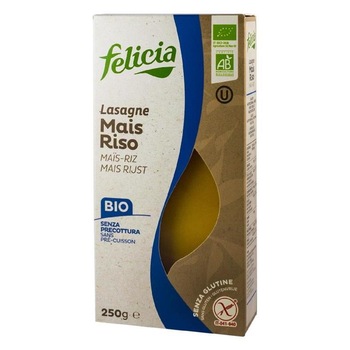 Lasagna din Malai si Orez Fara Gluten Bio Molino 250gr Lasagna din Malai si Orez Fara Gluten Bio Molino 250gr