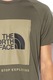 The North Face, Тениска с лого, Каки, S