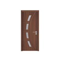 usa interior din mdf cu toc inclus novo doors y508t  dimensiune 200x80 centimetri geam sablat cadru lemn masiv din rasinoase balamale si clanta incluse toc reglabil de 30 centimetri plinta pe ambele parti nuc imagen 51_0_
0
