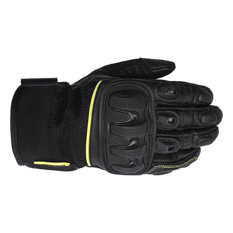 Manusi moto piele Adrenaline Impact 2.0, negru, marime XL