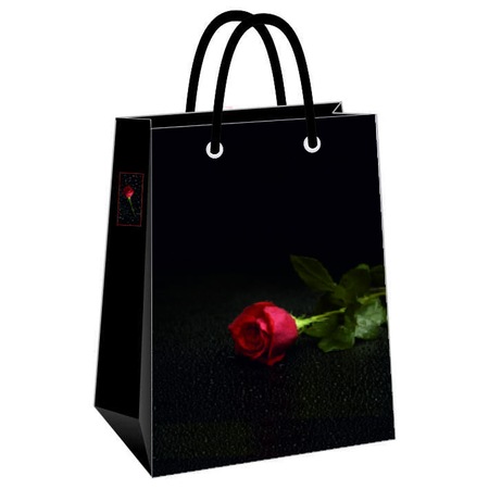 Hartieni Torbi Bag Shop Cherna Roza 16x15x8 Sm 10br Emag Bg