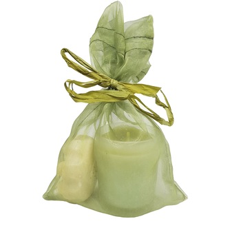 Set cadou candela parfumata si sapun exfoliant, Laboratoarele Seaderm Set cadou candela parfumata si sapun exfoliant, Laboratoarele Seaderm