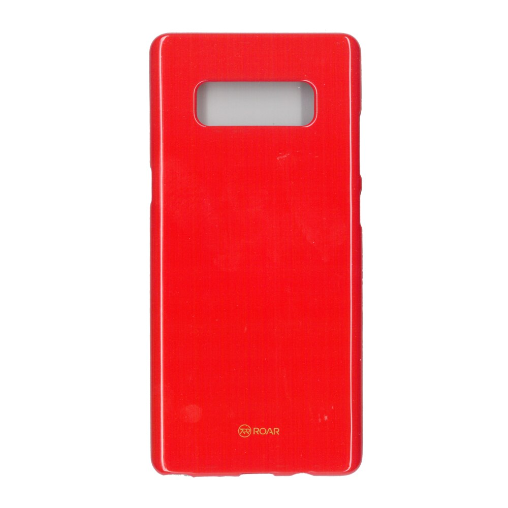 Husa din silicon mat Roar LA-LA Glaze pentru Samsung Galaxy Note 8, rosu