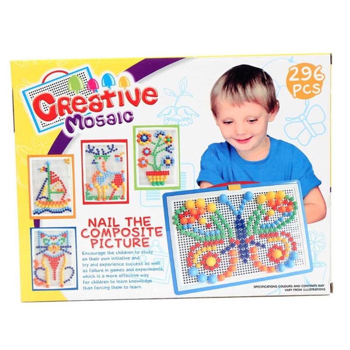 Joc de creatie Krista® Creative Mosaic, Mozaic cu 296 piese