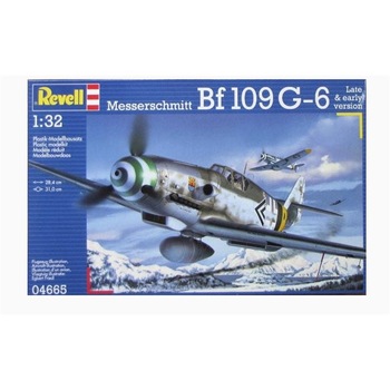 Macheta aeromodele Revell Messerschmitt Bf 109-G-4 late&early version 1:32 REV 04665 Macheta aeromodele Revell Messerschmitt Bf 109-G-4 late&early version 1:32 REV 04665