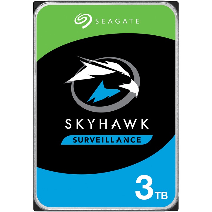 HDD Seagate® SkyHawk™, 3TB, 256MB cache, SATA-III