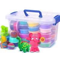 set de 24 cutii cu plastilina magic clay  cadou recipient pastrare  picodino imagen 4_0_
0