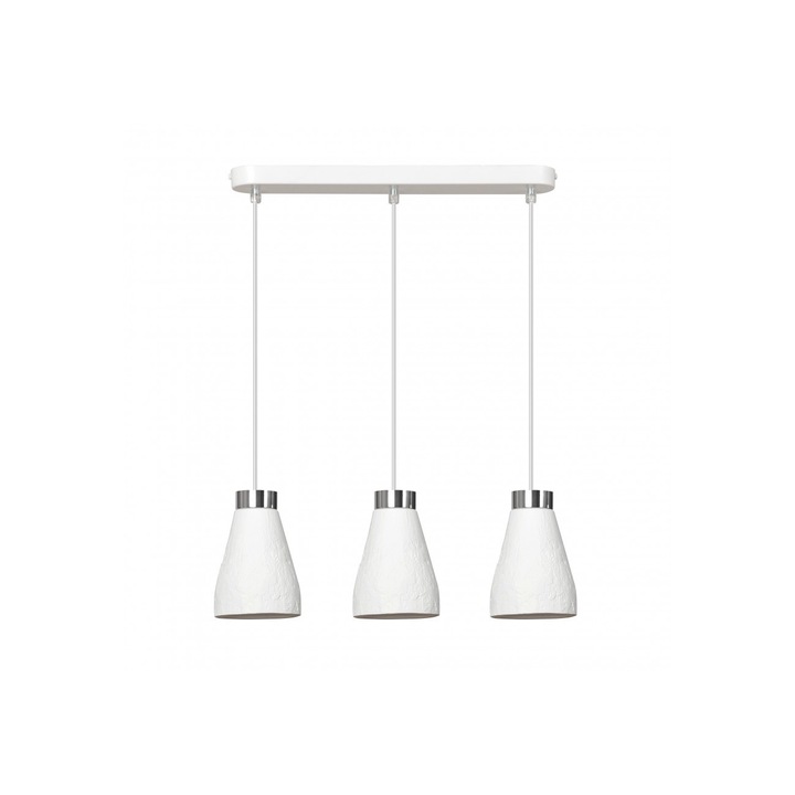 Полилей Emibig Kreps, 3X60W, Бял