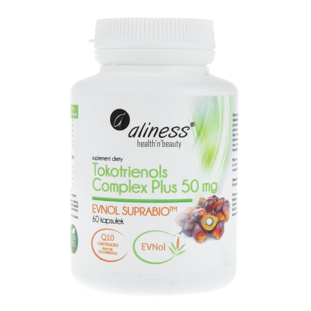 Supliment nutritiv Tokotrienolos Complex Plus 50 mg Aliness, 60 capsule