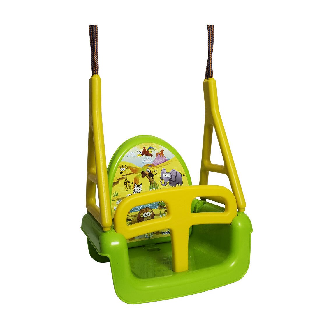 Leagan plastic Copii Tega baby Verde Cars