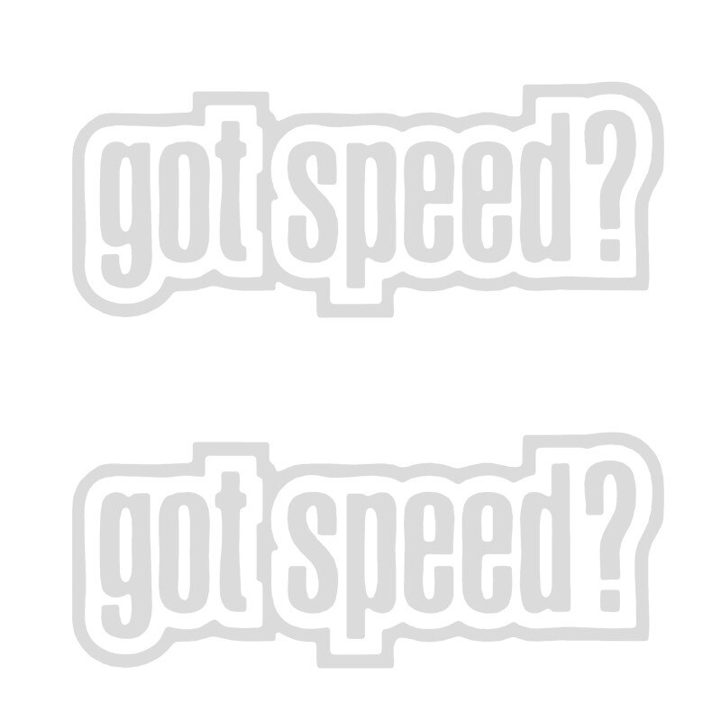 Set 2 Stickere Auto Racing Got Speed?, Oracal, Alb
