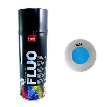Vopsea spray acrilic fluorescent Blue Blu 400ml Vopsea spray acrilic fluorescent Blue Blu 400ml