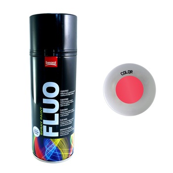 Vopsea spray acrilic fluorescent rosu Rosso 400ml