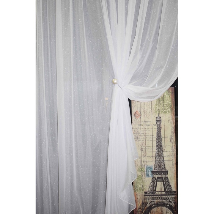 Mastel M1 Függöny, függöny tartóval, 800 x 245 cm -es, fehér