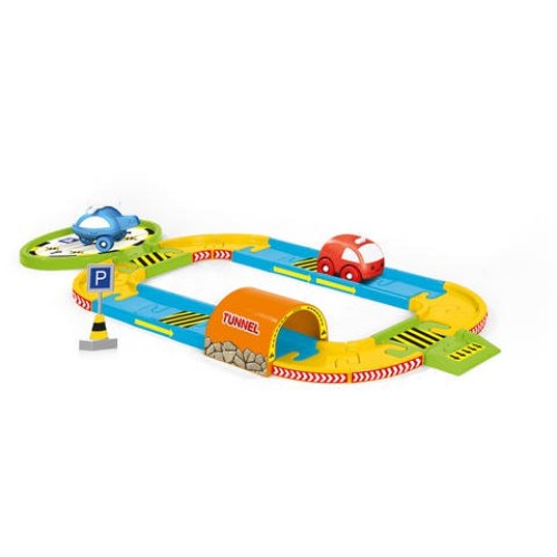 Set de constructie Circuit masinute 25 piese 171 cm DOLU