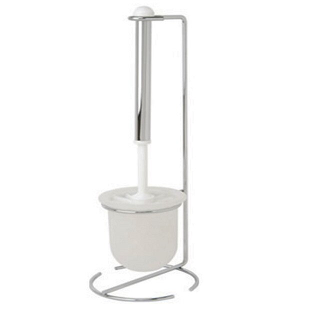 Perie WC cu suport cromat