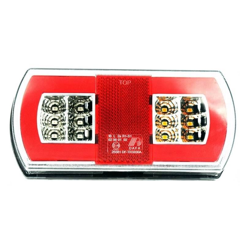 Lampa spate 165x80, 5 functii, iluminare numar, LED Neon, stanga, TRS030 TR-S Dafa