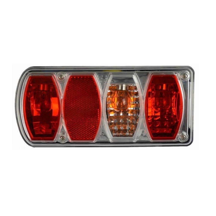 Lampa spate 225x100, 5 functii, cu ceata si numar, stanga, DF-TR026L Dafa