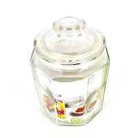 Borcan cu capac ermetic din sticla 1.5 Litr