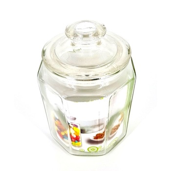Borcan cu capac ermetic din sticla 1.5 Litr Borcan cu capac ermetic din sticla 1.5 Litr