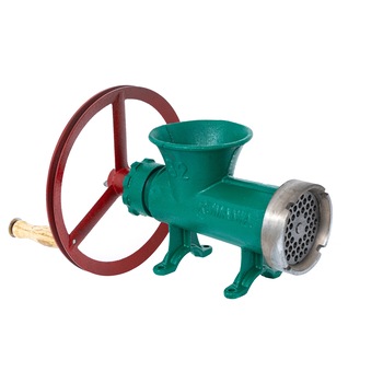 Masina Tocat Carne Nr.32 cu fulie mare si rulment din fonta, Fermax, Verde Masina Tocat Carne Nr.32 cu fulie mare si rulment din fonta, Fermax, Verde