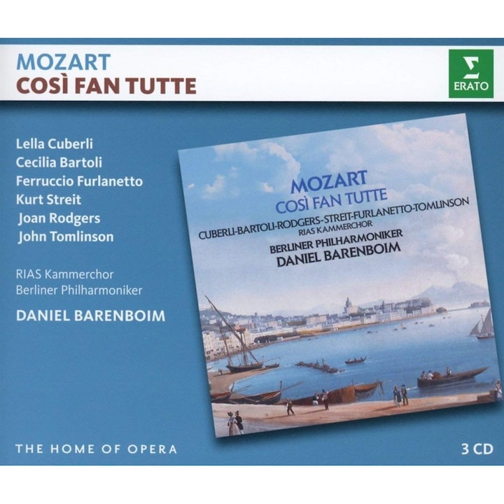 Lella Cuberli/Cecilia Bartoli/Ferruccio Furlanetto/Berliner Philharmoniker/Daniel Barenboim - Mozart:Cosi fan Tutte (3CD)