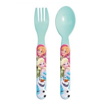 Set 2 tacamuri de plastic, Frozen, turcoaz Set 2 tacamuri de plastic, Frozen, turcoaz