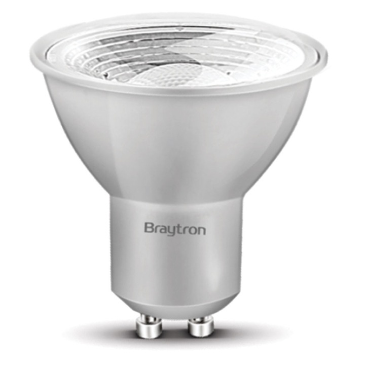 Led крушка, спот, GU10, 7W, MR16, 550lm, 4200k, неутрална светлина, BR-BA25-00751, Braytron, smartsystem
