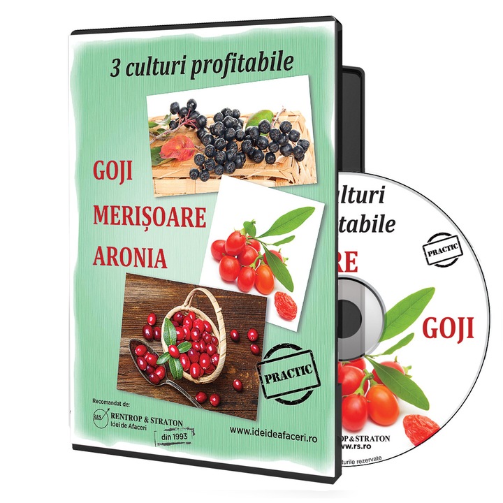 3 culturi profitabile - Goji, Merisoare, Aronia CD