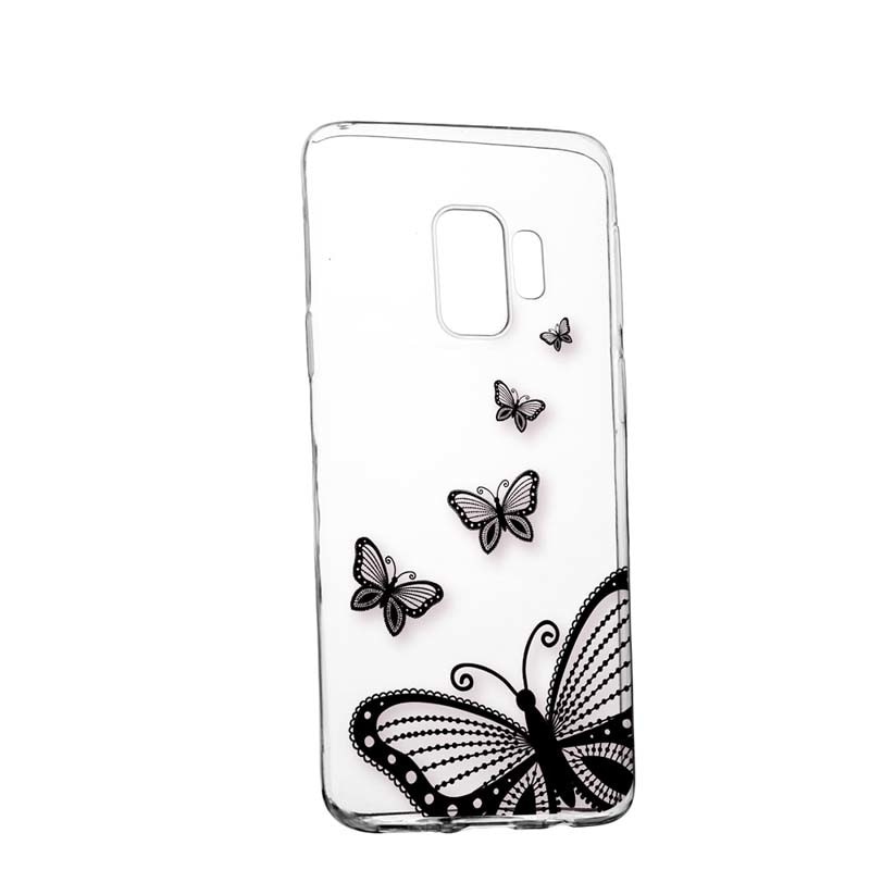 Husa Silicon, Transparent, Slim, Butterfly, Huawei Honor 7